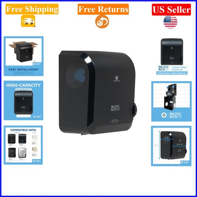 #ad Pacific Blue Ultra 8quot; Touchless Paper Towel Dispenser Black 12.9quot;W $75.61