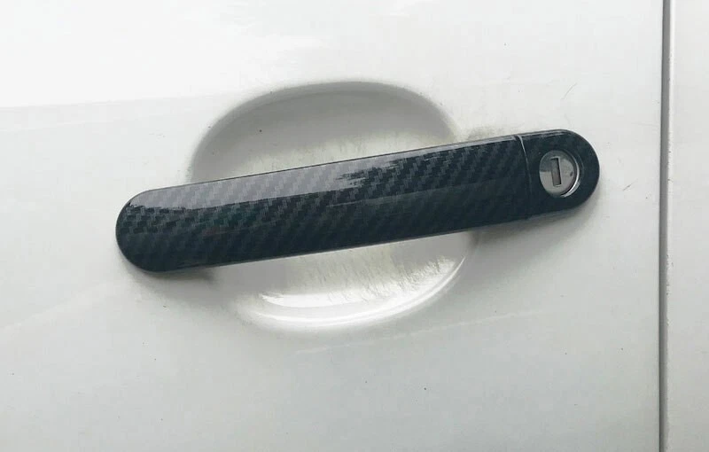 Отделка внешней дверной ручки из углеродного волокна для Volkswagen Tiguan 2010-2016 годов выпуска - Изображение 2 из 4