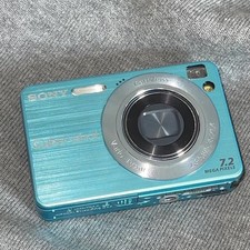 Sony Cyber-Shot DSC-W120 7.2MP 4x Zoom 32mm Wide OIS CCD Digital Camera Tested