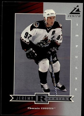 1997-98 Zenith 5x7 Silver Impulse Uncut #Z22 Jeremy Roenick