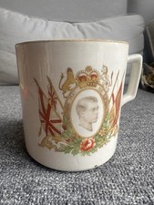 Coronation Mug - Edward VIII - Longton 1937 Rare Vintage Collectable