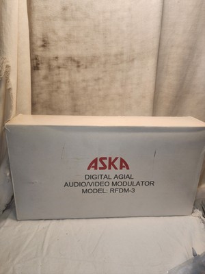 New ASKA Digital Agial Audio/Video Modulator Model RFDM3 Open Box