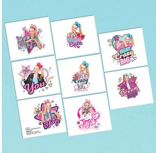 Jojo Siwa Tattoos Live Your Dream Great For Party Favors /Stocking Stuffer 8 ct