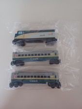 Via Canada Whittle Shortline Wooden Train F40 6406 3 Piece Set Fits BRIO Thomas