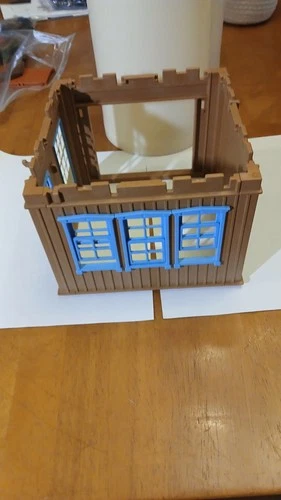 Vintage Playmobil 7146 Vintage Western Cabin  House parts-Incomplete!