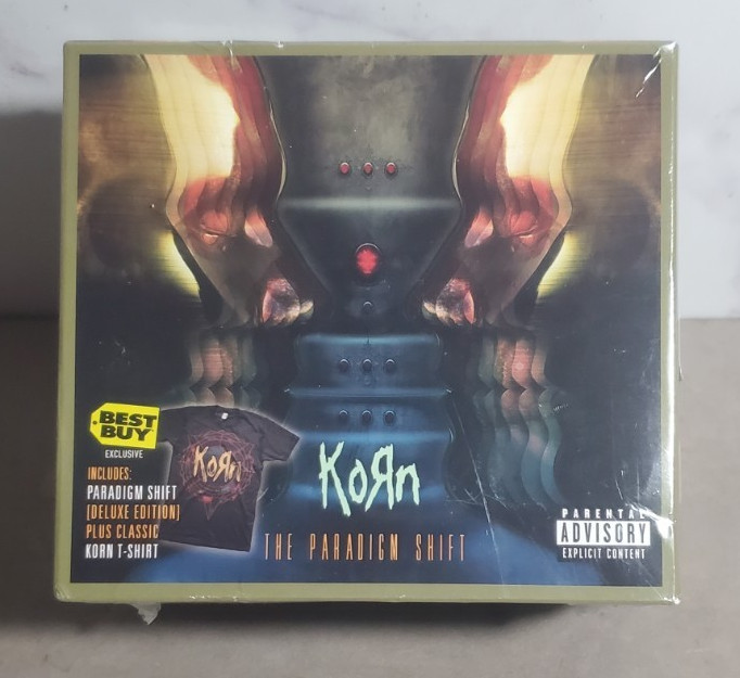 Korn: The Paradigm Shift BEST BUY DELUXE EDITION Box Set w/ T-Shirt~ BRAND NEW!!