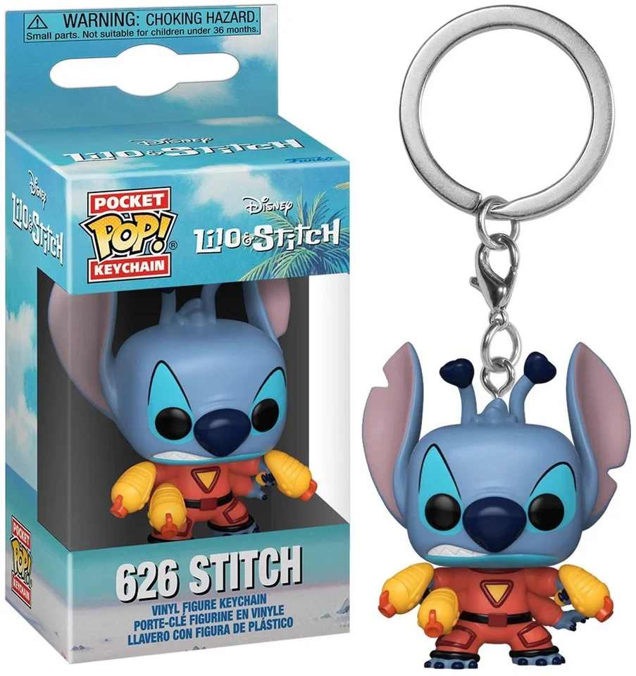 Disney : Lilo & Stitch - Pop! Pocket - Porte-clé 626 Stitch - Funko - Photo 1/1