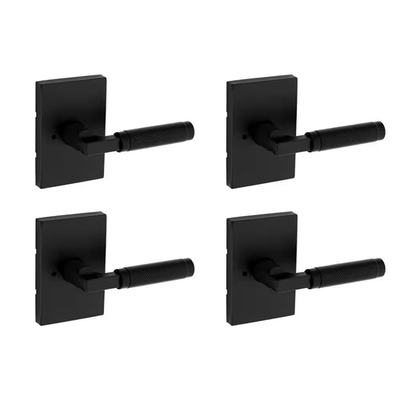 #ad Prava Matte Black Privacy Bed Bath Door Handle 4 Pack $176.18