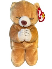 Brand NEW Ty Beanie Baby Hope Praying Bear 1998 Retired MWMT Easter God Jesus