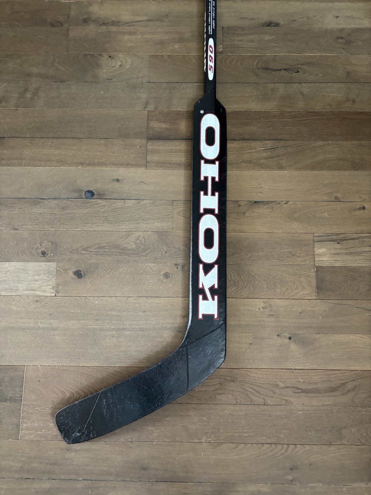 David Abeshire Autographed Signed Hockey Goalie Stick. NHL Colorado Avalanche.