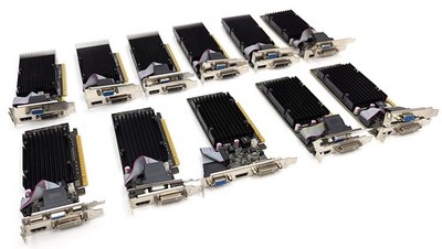 Lot of 11 EVGA NVIDIA GeForce 210 1GB DDR3 Video Graphics Card 01G-P3-1313-KR