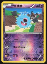 Woobat - 70/149 - Common Reverse Holo - Boundaries Crossed - Pokemon Card