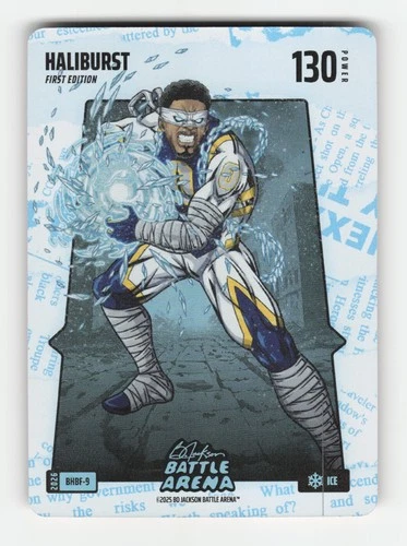 2026 Bo Jackson Battle Arena #BHBF-9 Haliburst First Edition Ice
