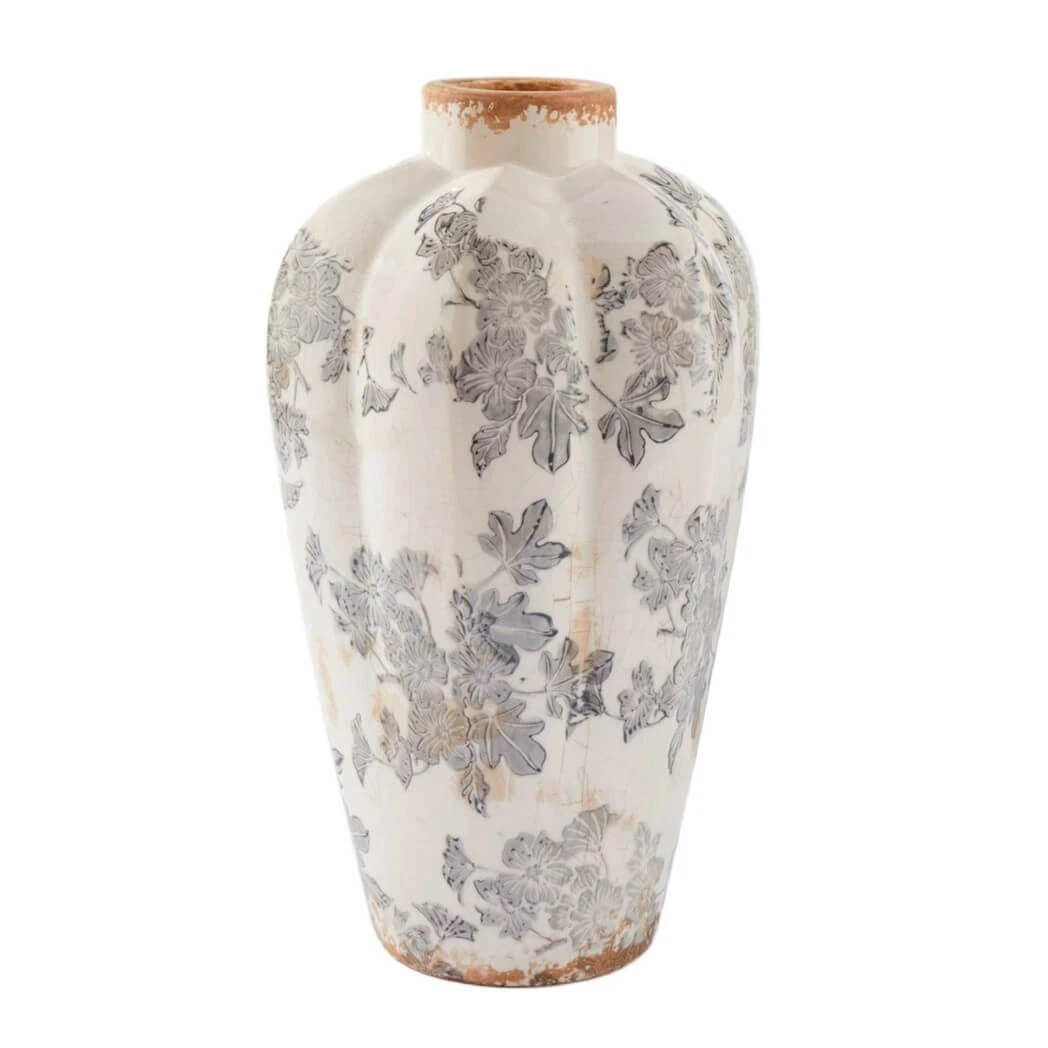 Maison 13.4-inch Antique Botanical Vase