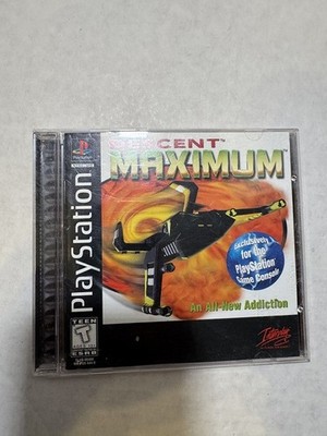 Descent Maximum (Sony PlayStation 1, 1997) Complete Tested Minty Disc CIB