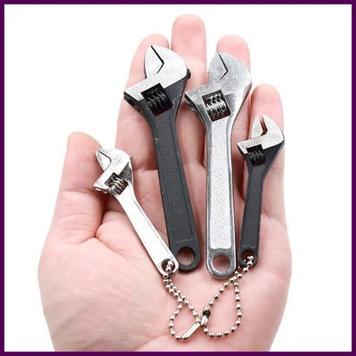Mini 2.5/4 Inch Adjustable Spanner Open-End Wrench Tools Small Wrench