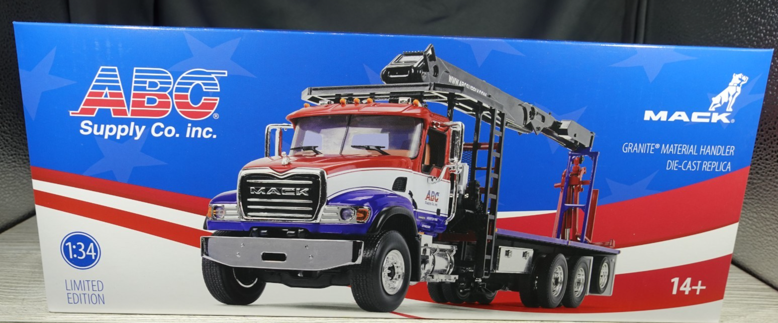 First Gear Mack Granite Material Handler ABC Supply 1/34 | eBay