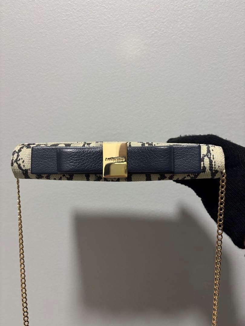 See by Chloe Shoulder Bag Python Leather Beige Na… - image 6