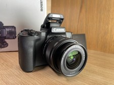 Canon M50 Mirrorless Digital Camera + 15-45mm Lens+ 128Gb Memory Card+ 2 Batts!$