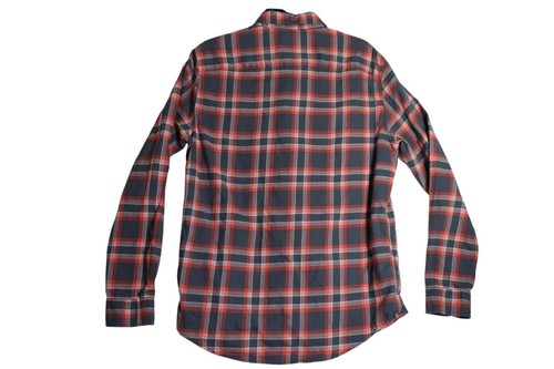 American Eagle Outfitters L/S Plaid Seriously Soft Light Flannel Shirt Mens Medi - Picture 4 of 6