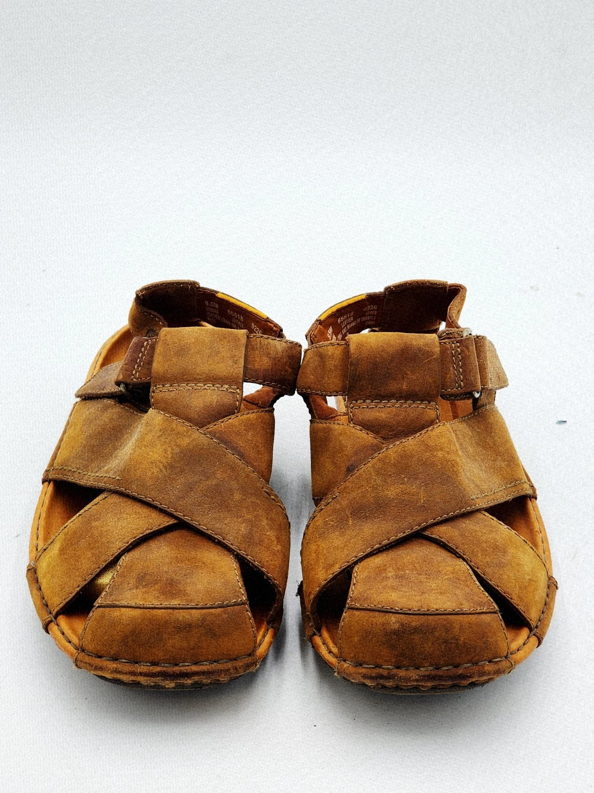 Sandali da pescatore Timberland Mizzen punta chiusa in pelle taglia 9 5 M difficili da trovare