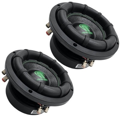 2x Audio360 ADS6525 6.5'' Car Subwoofer 600W Max Power Compact Performance