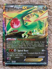 Pokemon Card Flygon EX XY61 Black Star Promo Rare Holo Light Play