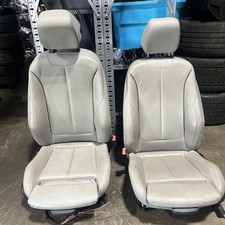 Bmw 2012-2016 F30 Front Sport Seats Pair Set Oyster Oem Non-heated Bmw 2012-2016 F30 Front Sport Seats Pair Set Oyster Oem Non-heated