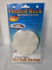 Farm Innovators HR-75 Decorative Heated Rock Wild Bird Bath De-Icer 75-Watt NEW