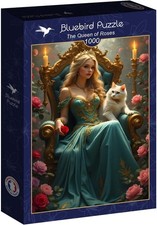 NEW Bluebird 1000 Pieces Jigsaw Puzzle Animals FantasyTheme The Queen of Roses