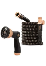 Pocket Hose Copper Bullet Expandable Garden Hose 50 FT w/Thumb Spray Nozzle New