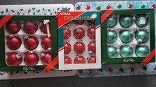 3 set Breakable Green And Red Ball Ornament for Christmas Tree