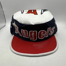 Vintage 80s Anaheim California Angels Twins Enterprise Painters Cap Hat MLB