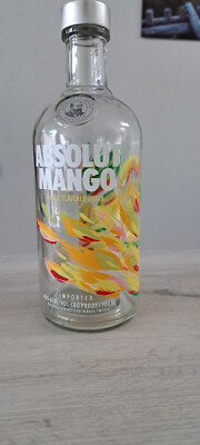 Absolut Vodka  Mango | 700ml | leer | SAMMLUNGSAUFLÖSUNG Deko Basteln Sammeln