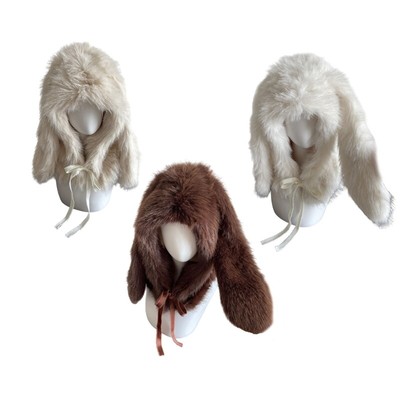 Fashion Rabbit Trapper Hat Thicken Ushanka Hat Warm Hat Stylish Caps Accessory