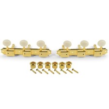 Kluson 3 per Plate Supreme Tuners Tuning Machines Gold KTS-3P-GP Pearl