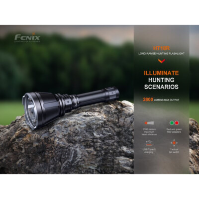 Fenix HT18R LED Thrower Taschenlampe Leuchtweite 1100m