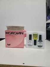 Morovan Nail Dehydrator and Primer with Cuticle Oil Set - Professional Nail Prep