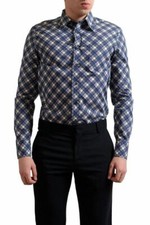 Prada Men's Button Down Dress Shirt Size 15 15 3/4 16 1/2