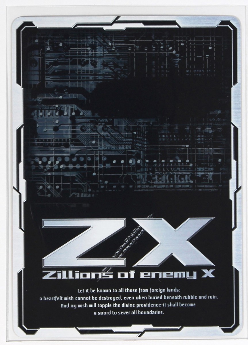 Z/X Zillions of Enemy X Holo Card TCG E08-027 R Nippon Ichi