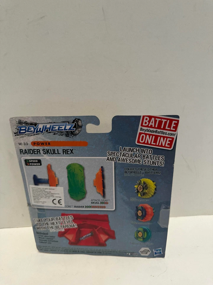 Beyblade Beywheelz Raider Skull Rex Spark Spirit Axle W-33 Power Hasbro Foto 2 de 2