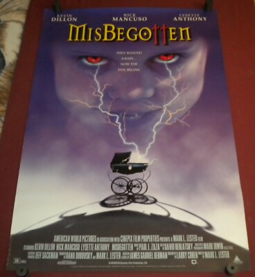 Misbegotten Movie Poster 27x40 S/S  Kevin Dillon  Nick Mancuso   Lisette Anthony