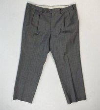 Lauren Ralph Lauren Wool Pants Grey 38x30 37x28 Straight Leg Career Modern