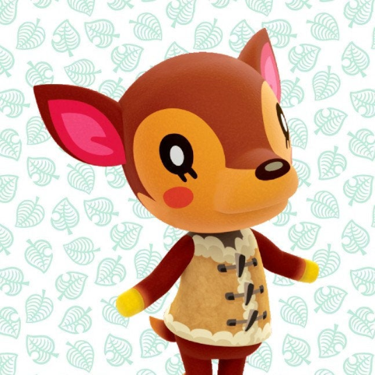 Fauna Amiibo Animal Crossing Plain Sticker