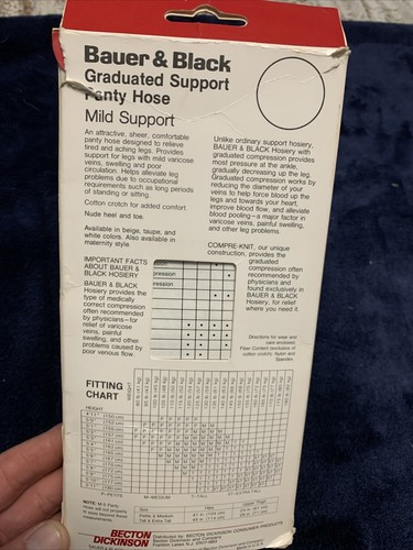 Bauer & Black Graduated Support Panty Hose - Picture 2 of 4