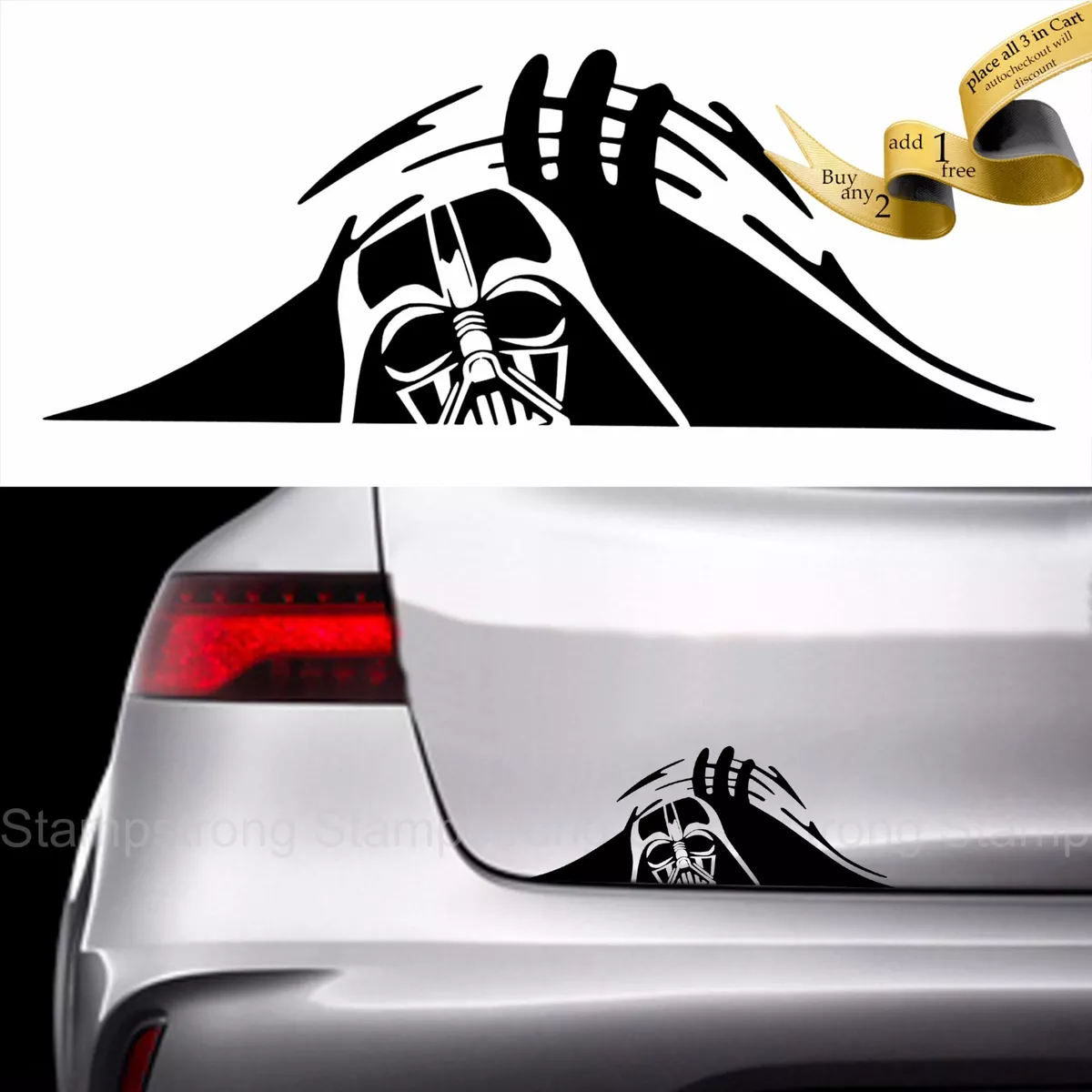 Darth vader car sale decal