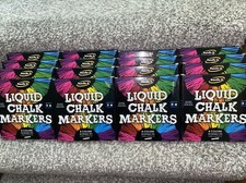 16 Packs of Liquid Chalk 128 Markers for Blackboard 8 Pack Erasable Non Toxic 