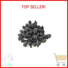 Honbay 40PCS 6 -32x5 M3.5 PC Computer Case Thumbscrews Thumb Screws Black zinc 