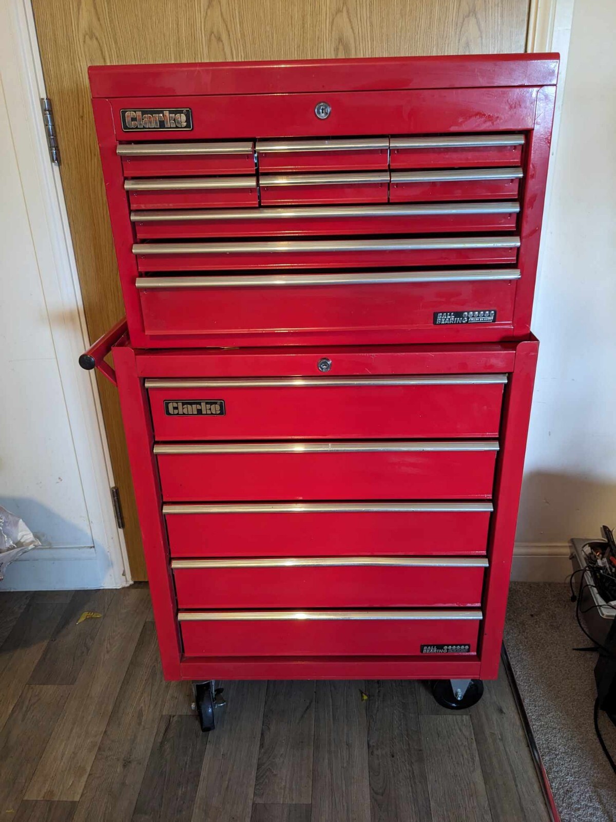 Clarke mechanics 5 drawer tool and 9 drawer tool chest eBay