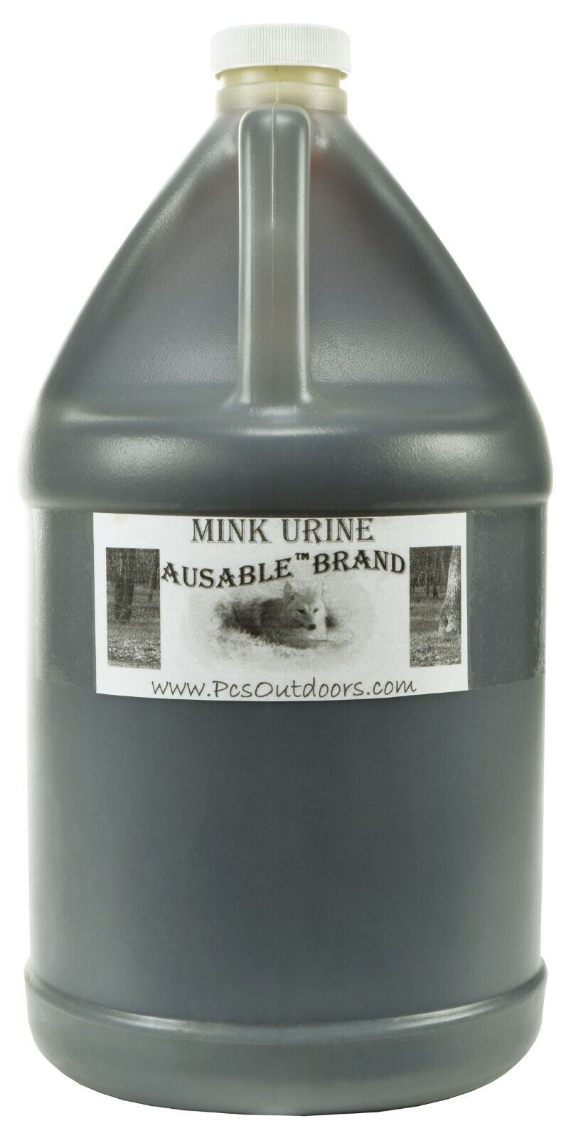 Ausable Brand Mink Urine 1 Gallon of Pure Mink Urine Plastic Bottle 